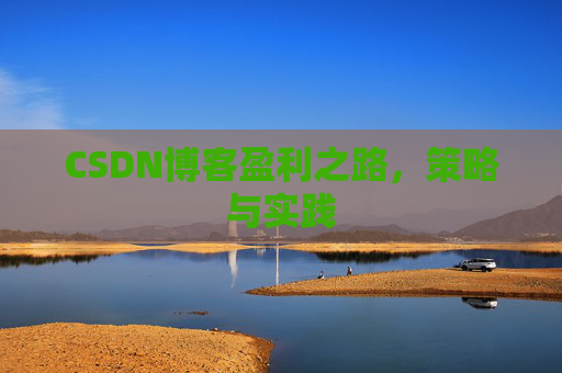 CSDN博客盈利之路,策略与实践